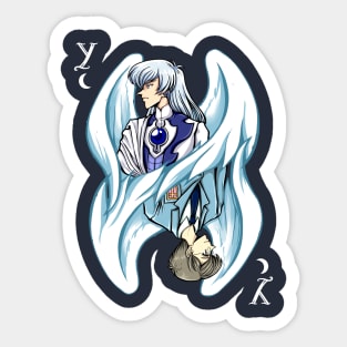 Yue and Yukito Poker Card Sticker